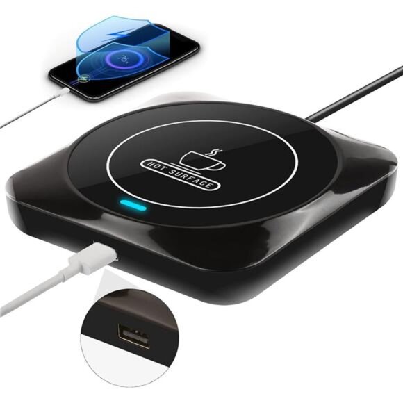 Smart USB Coffee Cup Warmer with Pressure-Induced Auto On/Off,Coffee Accessories - Picture 1 of 7